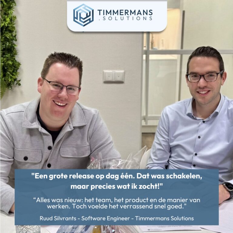 Ruud: “Een grote release op dag één. Dat was schakelen, maar precies wat ik zocht.”