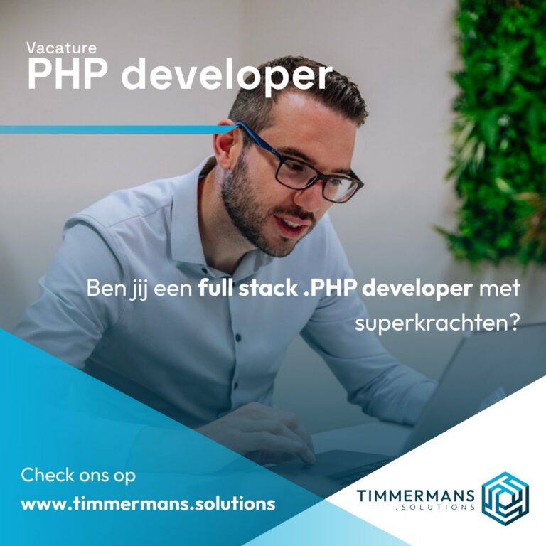 Wij zoeken developers